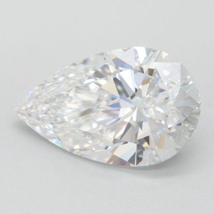 Lab Grown Diamond 3,08Ct D-FL Pear - IGILG784646291 1