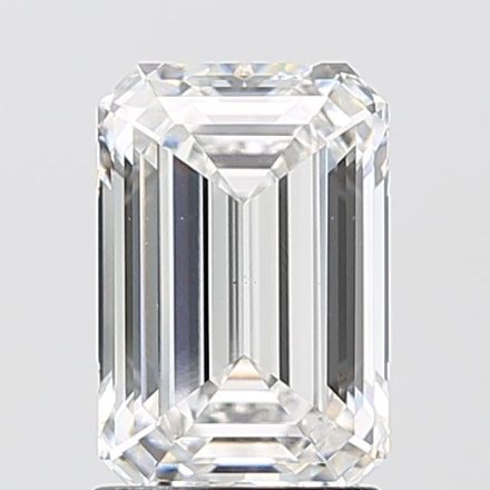 Lab Grown Diamond 2Ct E-VS1 Emerald - IGILG839618430 1