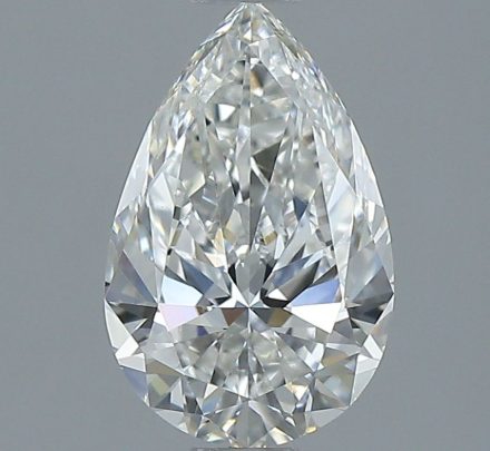 Diamond Natural 1Ct F-VVS2 Pear - GIA2564234940 1