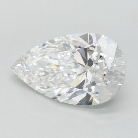 Lab Grown Diamond 3,07Ct D-FL Pear - IGILG811635529 1