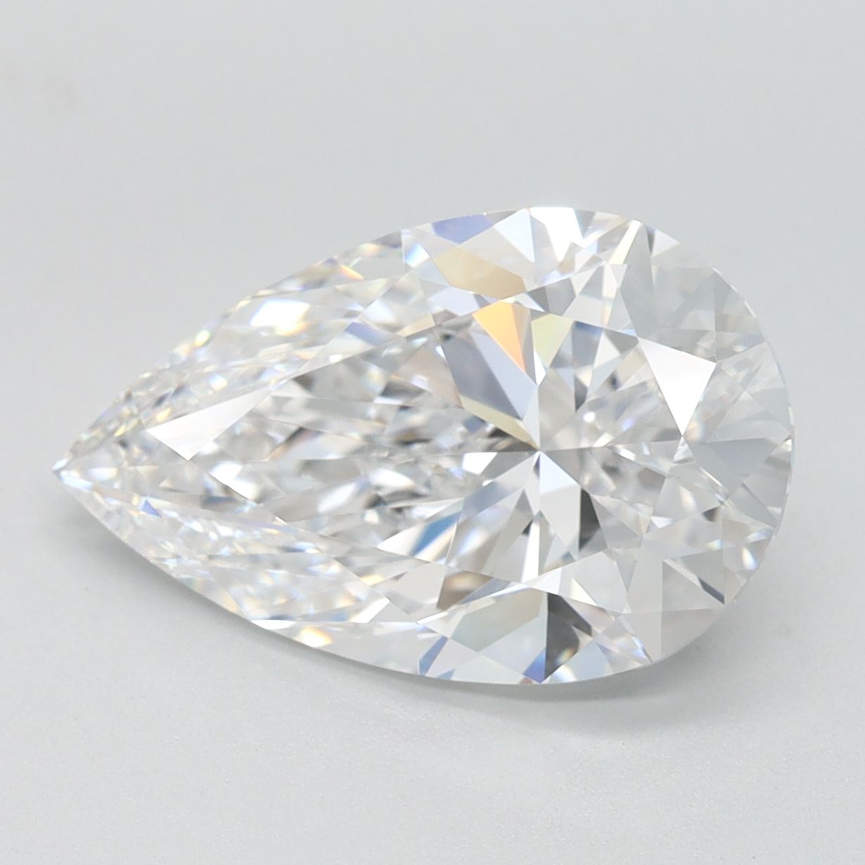 Lab Grown Diamond 3,02Ct D-FL Pear - IGILG804665096 1