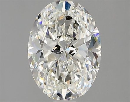 Diamond Natural 1,7Ct G-SI1 Oval - GIA7558902682 1