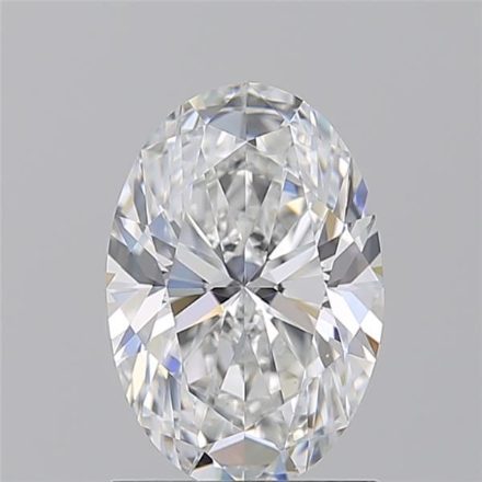 Diamond Natural 1,3Ct F-VVS2 Oval - GIA5232997343 1