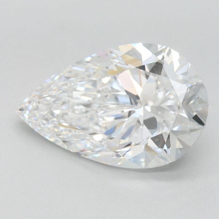 Lab Grown Diamond 3,04Ct D-FL Pear - IGILG821640954 1