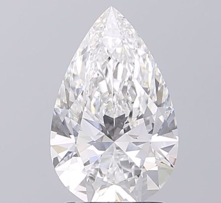 Lab Grown Diamond 2,1Ct E-VVS2 Pear - IGILG840656246 1