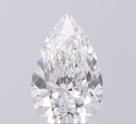 Lab Grown Diamond 2,1Ct E-VVS2 Pear - IGILG840656262 1