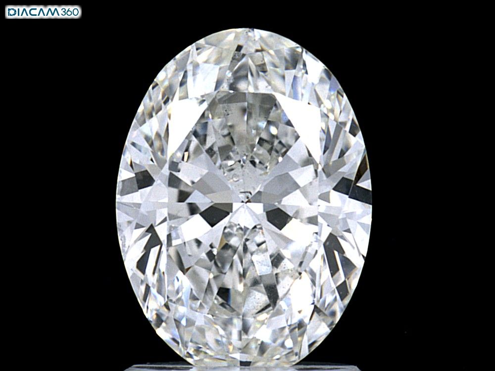 Diamond Natural 1,7Ct H-SI1 Oval - GIA1389283669 1