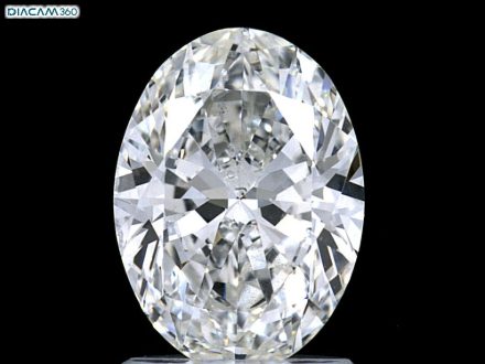 Diamond Natural 1,7Ct H-SI1 Oval - GIA1389283669 1