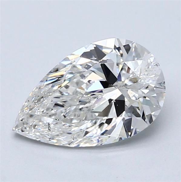 Diamond Natural 1,5Ct G-SI2 Pear - GIA7568061533 1