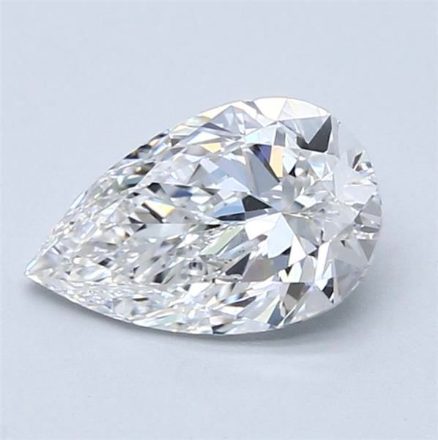 Diamond Natural 1,3Ct F-SI1 Pear - GIA6562176376 1
