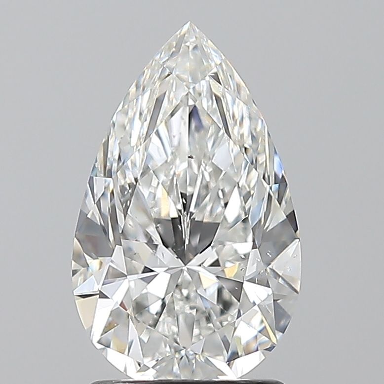 Diamond Natural 1,71Ct F-SI1 Pear - GIA2566165433 1