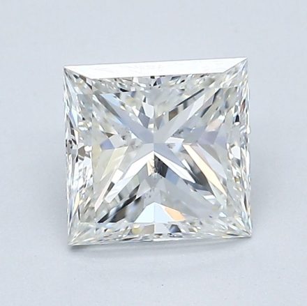Diamond Natural 1,5Ct G-SI1 Princess - GIA6552356095 1