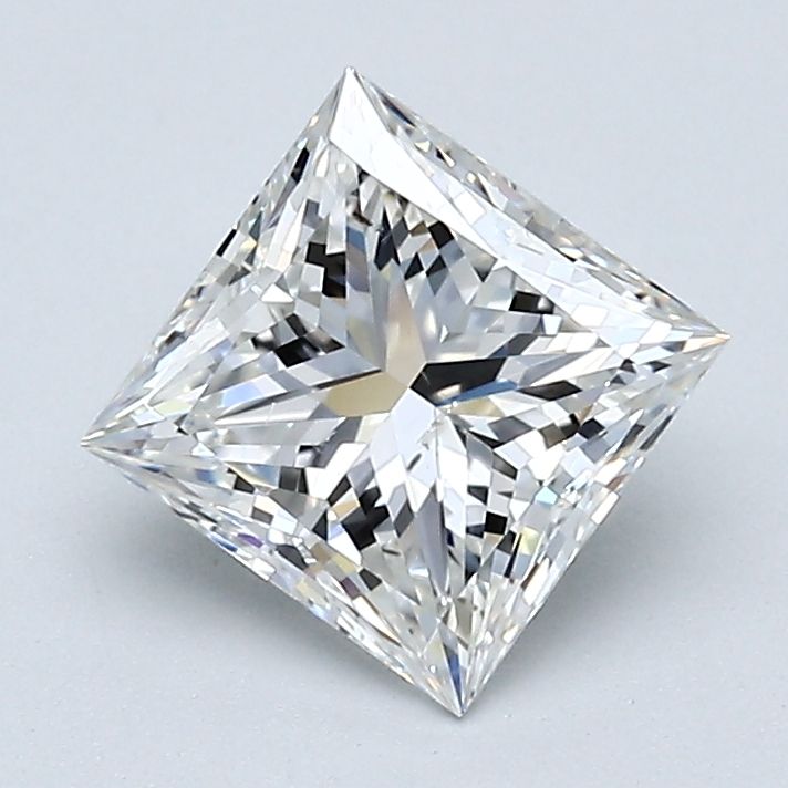 Diamond Natural 1,51Ct G-SI1 Princess - GIA7551416641 1