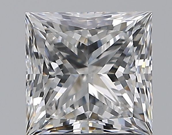 Diamond Natural 1,51Ct F-SI1 Princess - GIA2558596156 1