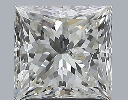 Diamond Natural 1,71Ct J-SI2 Princess - GIA5553751455 1
