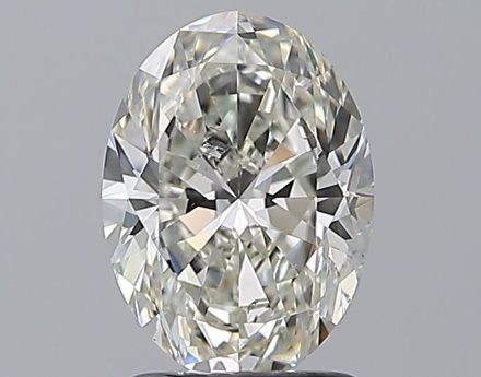 Diamond Natural 1,7Ct J-SI2 Oval - GIA2554053504 1