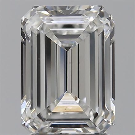 Lab Grown Diamond 2,02Ct F-VVS2 Emerald - IGILG842609122 1