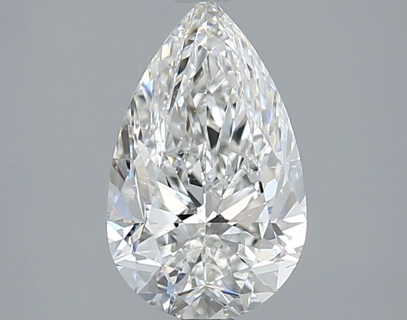 Diamond Natural 1,8Ct F-SI2 Pear - GIA1555638576 1