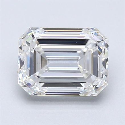 Diamond Natural 1,5Ct E-VVS2 Emerald - GIA2406037381 1