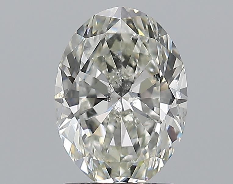 Diamond Natural 1,7Ct H-SI2 Oval - GIA7542655100 1