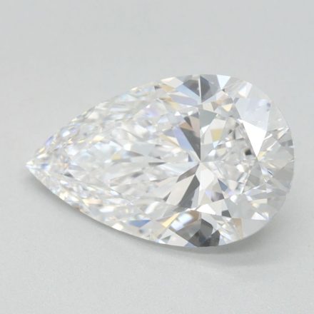 Lab Grown Diamond 1,61Ct D-IF Pear - IGILG841678892 1