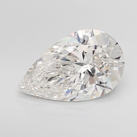 Lab Grown Diamond 1,73Ct F-VS1 Pear - IGILG843639026 1