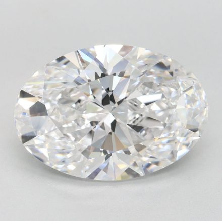 Lab Grown Diamond 4,05Ct D-IF Oval - IGILG836603029 1