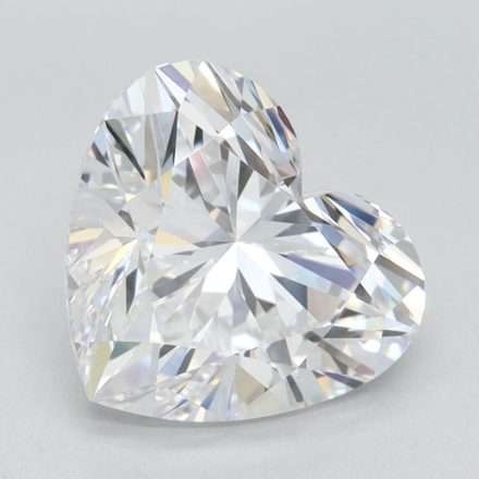 Lab Grown Diamond 2,96Ct D-FL Heart - IGILG846662127 1