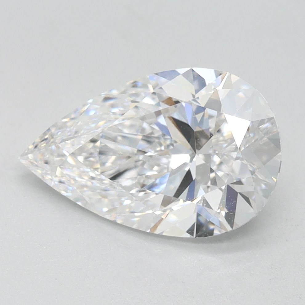 Lab Grown Diamond 1,61Ct D-IF Pear - IGILG844682855 1