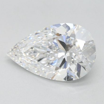 Lab Grown Diamond 1,61Ct D-IF Pear - IGILG844682855 1