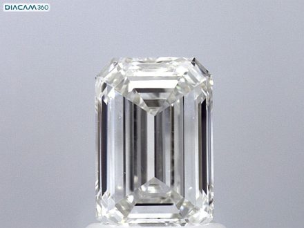 Diamond Natural 1,5Ct H-VS1 Emerald - GIA6515936502 1