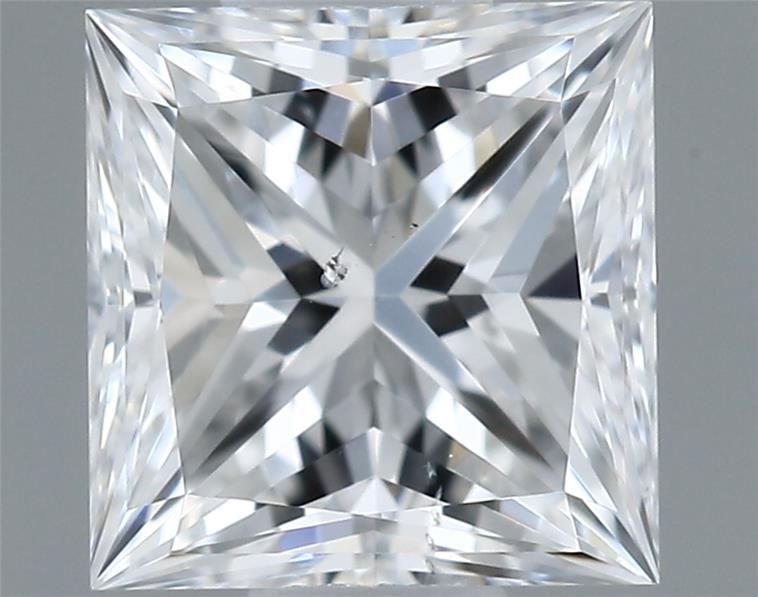 Diamond Natural 0,38Ct D-SI2 Princess - GIA6542818043 1