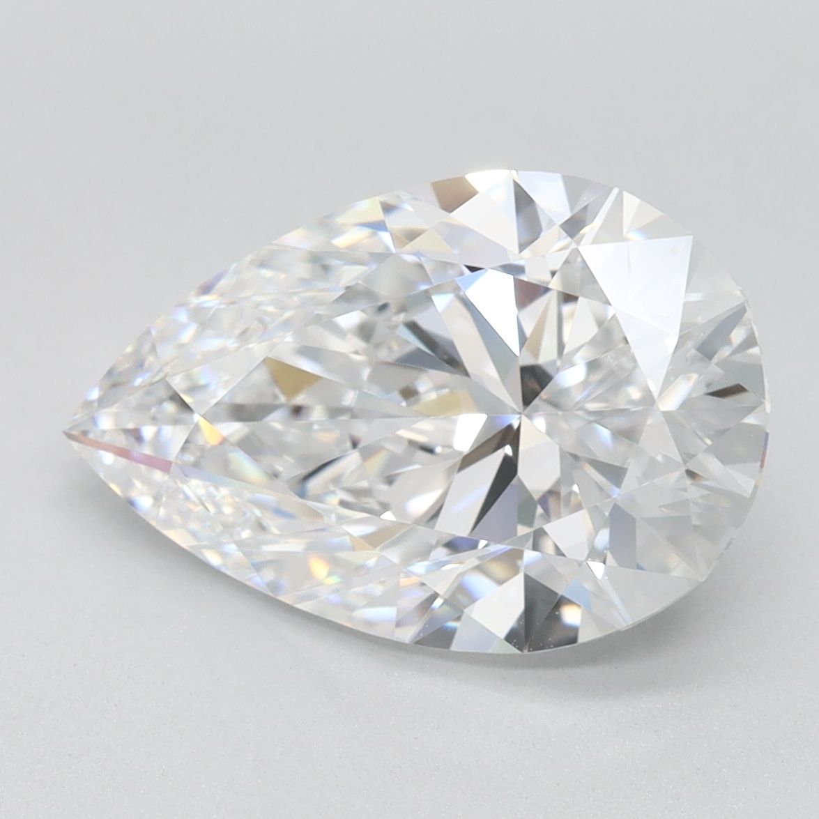 Lab Grown Diamond 3,04Ct D-IF Pear - IGILG843670800 1
