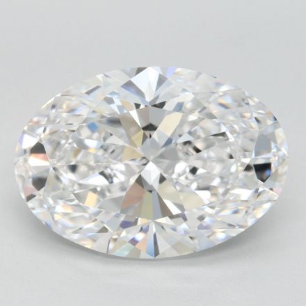 Lab Grown Diamond 4Ct D-FL Oval - IGILG804665255 1