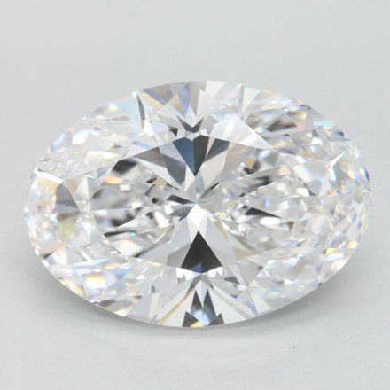 Lab Grown Diamond 4Ct D-FL Oval - IGILG784642654 1