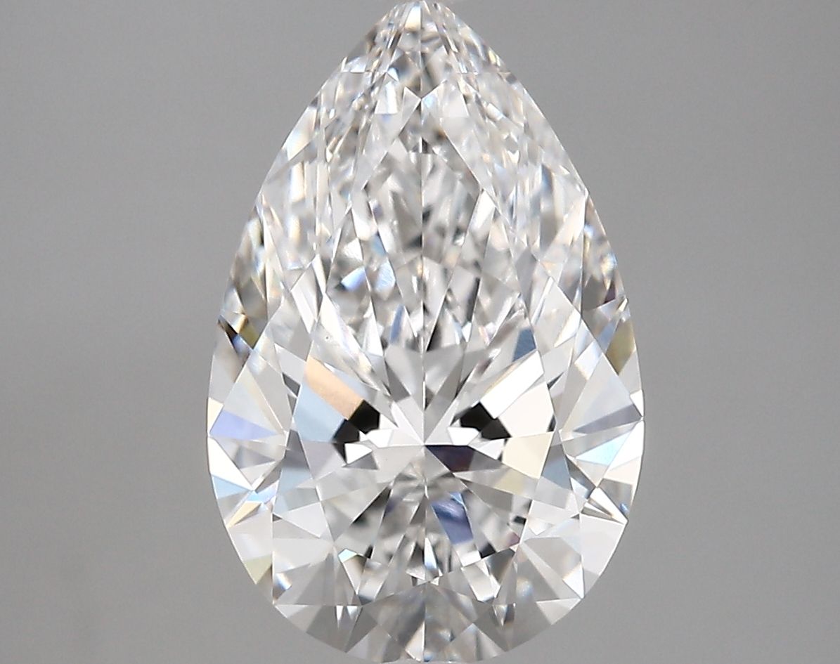 Lab Grown Diamond 3,82Ct D-VVS2 Pear - IGILG784612921 1