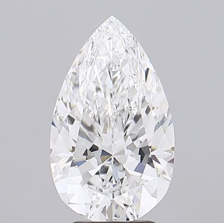 Lab Grown Diamond 3,75Ct E-VVS2 Pear - IGILG838614201 1