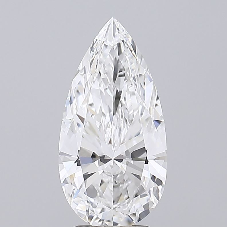 Lab Grown Diamond 3,75Ct E-VVS2 Pear - IGILG838614300 1