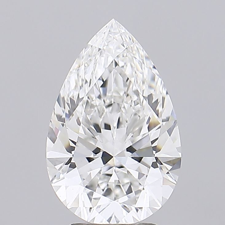 Lab Grown Diamond 3,59Ct F-VS1 Pear - IGILG842626659 1