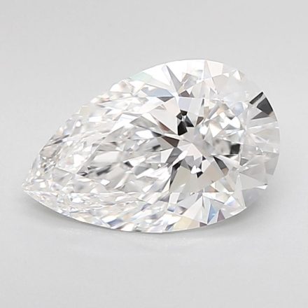 Lab Grown Diamond 1,61Ct D-VVS1 Pear - IGILG838619048 1