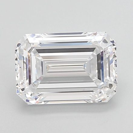 Lab Grown Diamond 3,77Ct D-FL Emerald - IGILG830647939 1