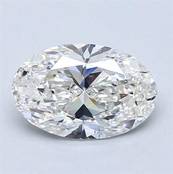 Diamond Natural 1,24Ct H-SI2 Oval - GIA7568500582 1