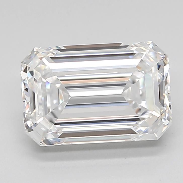 Lab Grown Diamond 2,71Ct D-IF Emerald - IGILG757526876 1